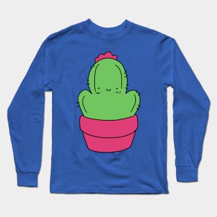 Flower Head Cactus Long Sleeve T-Shirt